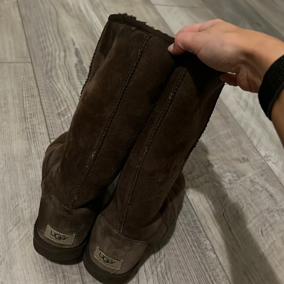 Ugg Classic Tall Boots Chocolate Brown 8 - Picture 9 of 14
